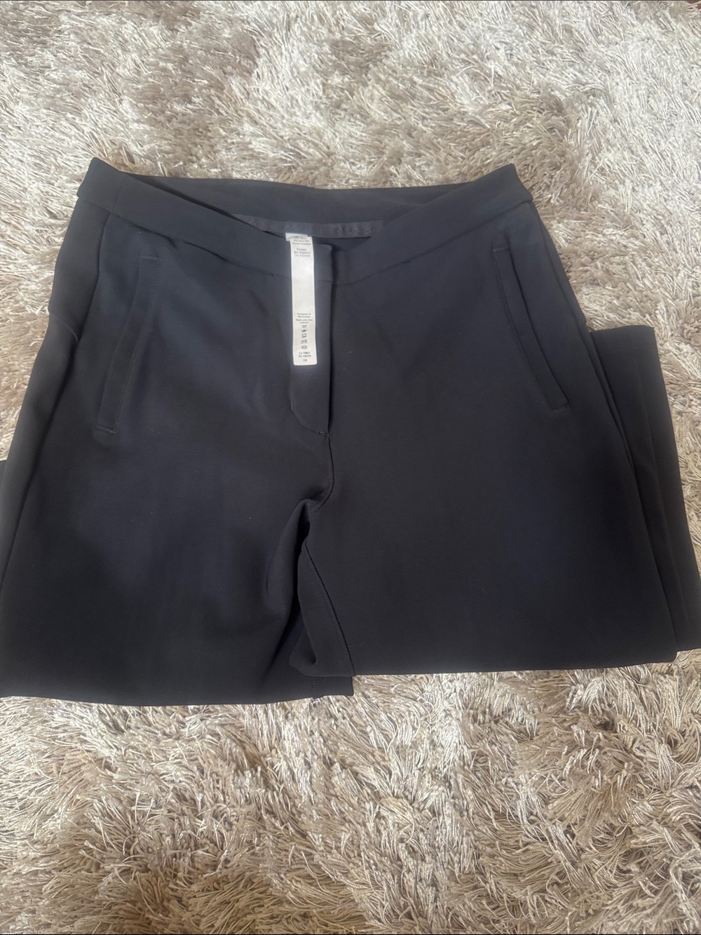 Lululemon Women's Black Nylon/lycra  Pull-On Dress Pants